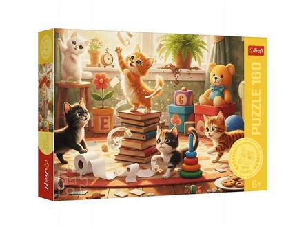 PUZZLE TREFL 160 el. Kocie psoty
