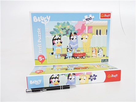 PUZZLE TREFL 100 el. Wesoły świat Bluey   12/