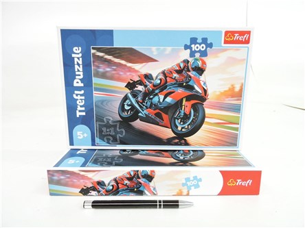PUZZLE TREFL 100 el. Szybki motocykl