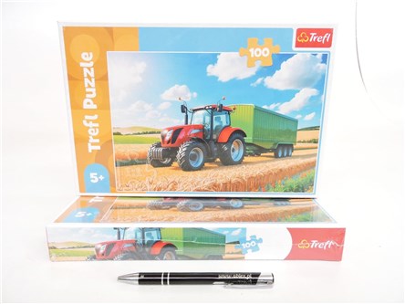 PUZZLE TREFL 100 el., Maszyny rolnicze - traktor