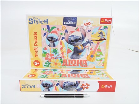 PUZZLE TREFL 100 el. Stitch i przyjaciele w akcji