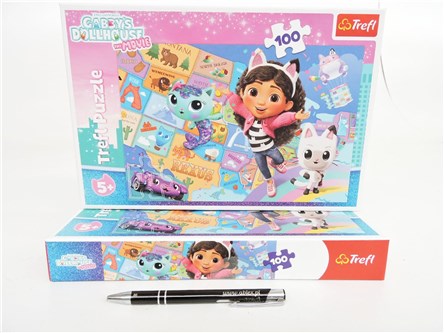 PUZZLE TREFL 100 el., Przyjaźń w kocim domku