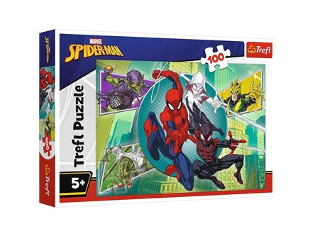 PUZZLE TREFL 100 el. Pajęcza maska, Disney