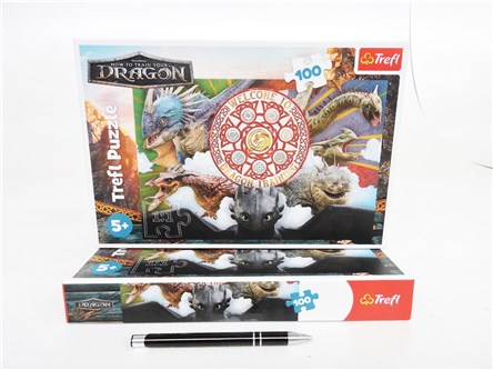 PUZZLE TREFL 100 el. Smoki w akcji