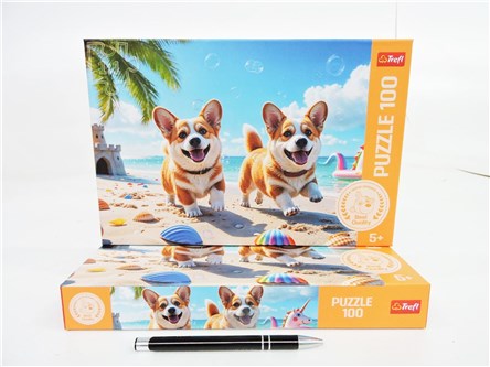 PUZZLE TREFL 100 el. Corgi piesek
