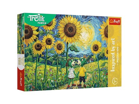 PUZZLE TREFL 100 el Spacer wśród słoneczników