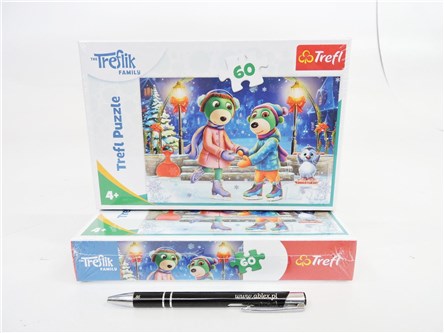 PUZZLE TREFL 60 el. Zima u Treflików