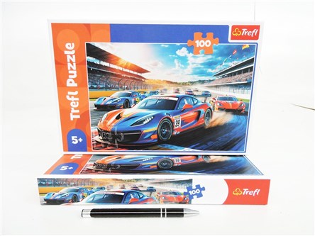 PUZZLE TREFL 100 el. Szybka wyścigówka
