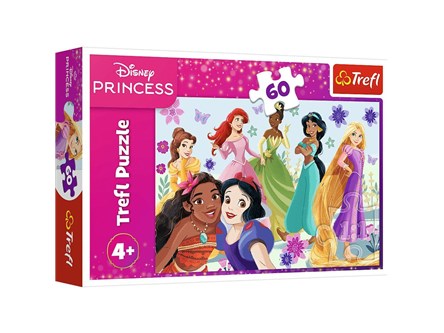 PUZZLE TREFL 60 EL. Ksieżniczki w akcji