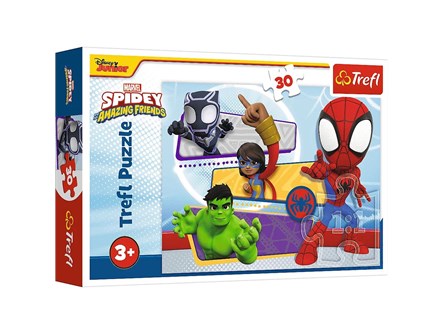 PUZZLE TREFL 30 el. Odważny Spidey