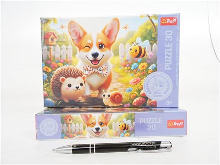 PUZZLE TREFL 30 EL.  Dzień z Corgim