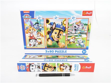PUZZLE TREFL 3x80 el. Psia zgraja