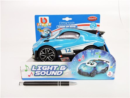 *BBURAGO AUTO Bugatti Divo, św/dźw, 21 cm,   kart.