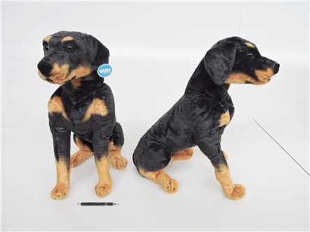 PLUSZ pies 65 cm rotweiller siedzący