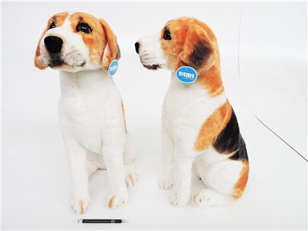 *PLUSZ pies Beagle, siedzący 65 cm