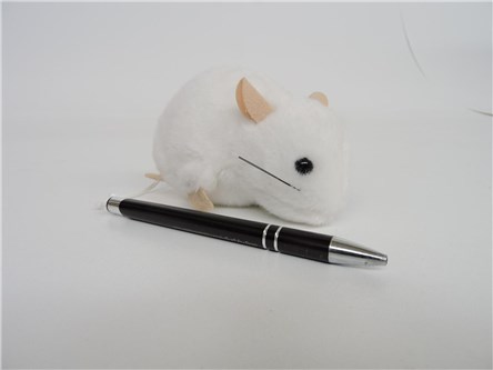 *PLUSZ mysz, 13 cm, biała