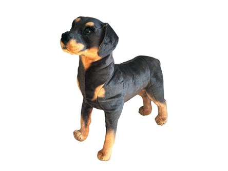PLUSZ Pies rotweiller stoj. 65cm