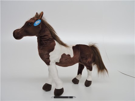 PLUSZ koń, 55 cm, łaciaty