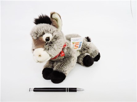 *PLUSZ osiołek z apaszką, 25 cm UNITOYS