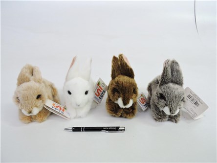 AST. PLUSZ Zajączek 18 cm, 4 wz.