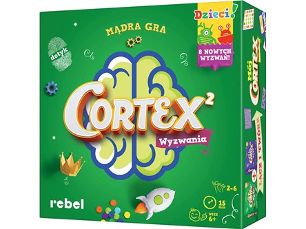 *GRA CORTEX 2 Wyzwania, karciana, dla dzieci, 6+