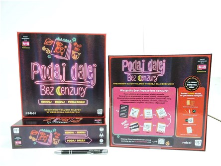*GRA Podaj dalej! Bez cenzury, karciane, 18+