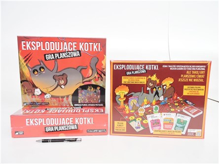 GRA Eksplodujące Kotki: Gra planszowa, 12+