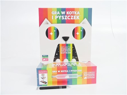 *GRA W KOTKA I PYSZCZEK, 7+,       kart.