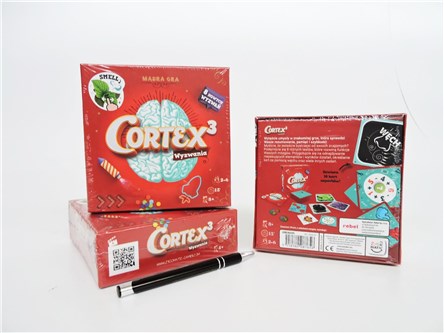 *GRA CORTEX 3 Wyzwania, planszowa, familijna, 8+