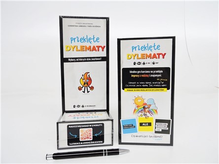 *GRA PRZEKLĘTE DYLEMATY, karciana, 18+