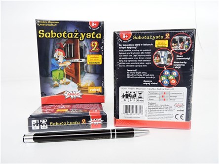 *GRA SABOTAŻYSTA 2, karciana, dodatek 8+