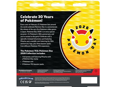 *Pokemon TCG: 2026 Pokemon Day Collection 2026