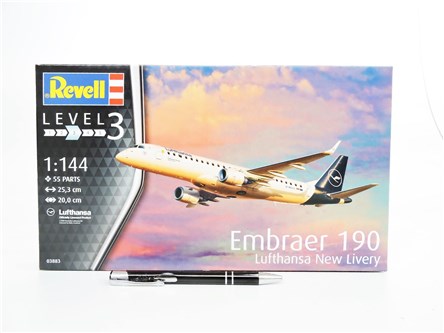 *REVELL samolot 1:144 Embaraer 190 Lufthansa