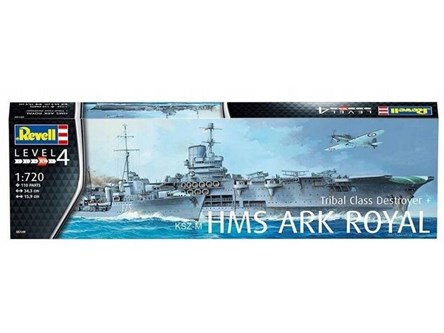 *REVELL STATEK 1:720 HMS ARK ROYAL & TRIBAL