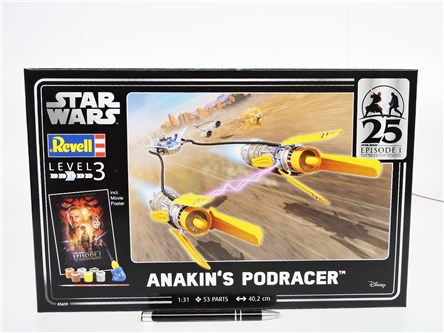 *REVELL Star Wars 1:31 ANAKIN'S PODRACER, zest. up