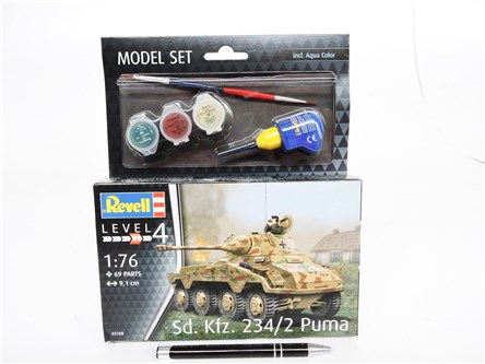 *REVELL czołg 1:76 PUMA Sd. Kfz. 234/2, zest.