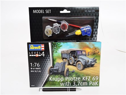 *REVELL pojazd 1:76 KRUPP PROTZE & 3,7 PaK, zest.