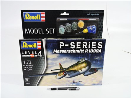 *REVELL samolot 1:72 MESSERSCHMITT P.1099A-P-S,zes