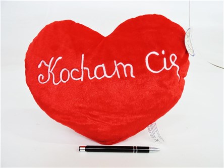*PLUSZ serce 25x30 cm "KOCHAM CIĘ"