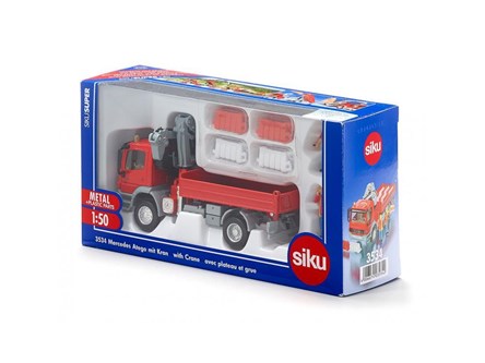 *SIKU AUTO Mercedes Atego z dźwigiem obrotowym dź.