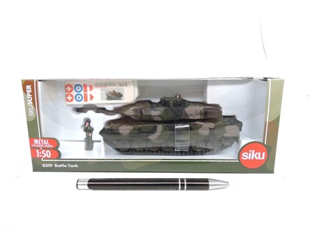 SIKU Czołg z figurką, 10x26 cm,      kart.