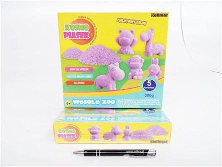KOSMO PIASEK Wesołe zoo, 300 G, 5 foremek,   kart.