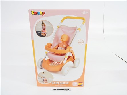 SMOBY Baby Nurse - Spacerówka, róż.