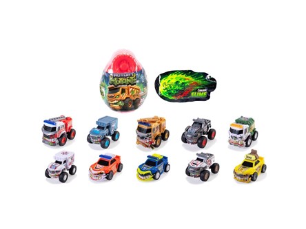 AST. MONSTER x 9 Motor Mutants jajko niespodzianka