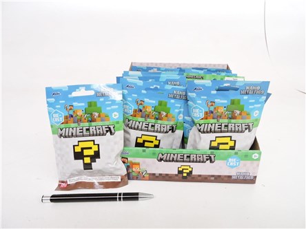 JADA x 24 Minecraft, metal., figur., 13 wz., 4 cm