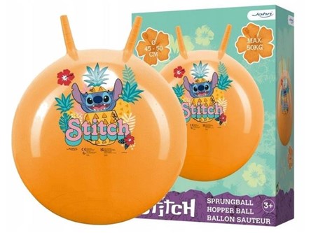 PIŁKA do skakania z uchwytami - Stitch