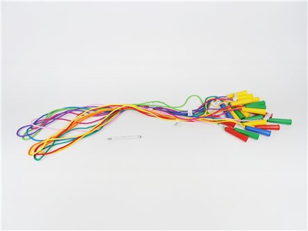 SKAKANKA X 10 sznur., 230 mm,  z plast. rączkami,