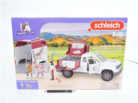 SCHLEICH MOBILNA LECZNICA WETERYNARYJNA, zest.