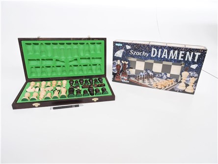 *SZACHY Diament, 43x43 cm, drew., 6+