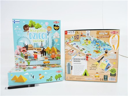 *GRA WSZYSTKIE DZIECI ŚWIATA, planszowa, 5-10l